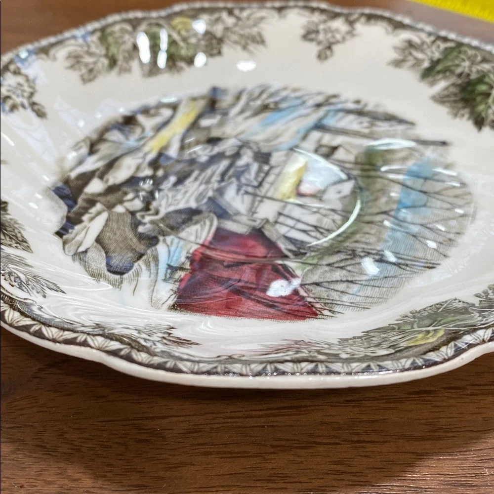 Johnson Brothers “The Ice House / The Friendly Village” Dinnerware Saucer - Picture 7 of 10